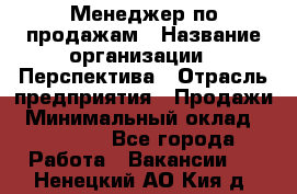 Менеджер по продажам › Название организации ­ Перспектива › Отрасль предприятия ­ Продажи › Минимальный оклад ­ 30 000 - Все города Работа » Вакансии   . Ненецкий АО,Кия д.